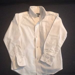 Boys white button up